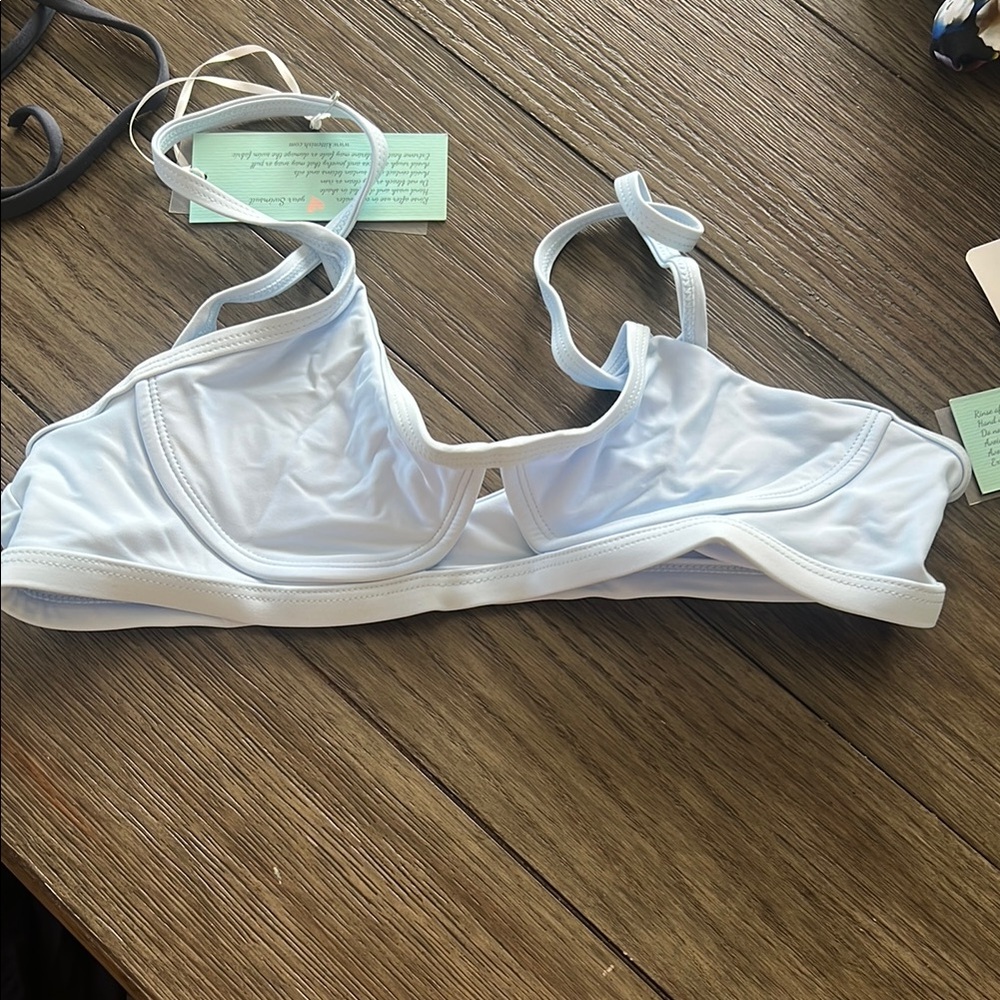 Women's Light Blue Bikini Top